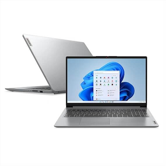 Lenovo IdeaPad 1i entre os melhores notebooks custo-benefício para estudo e tarefas básicas em 2025
