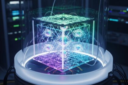 conceito de computação quantica representada em uma imagem