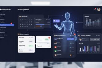 exemplo de Interface de produtividade