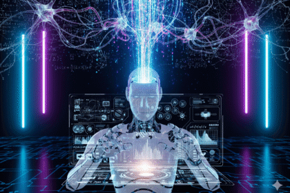 imagem representativa de um robo fazendo uma automação