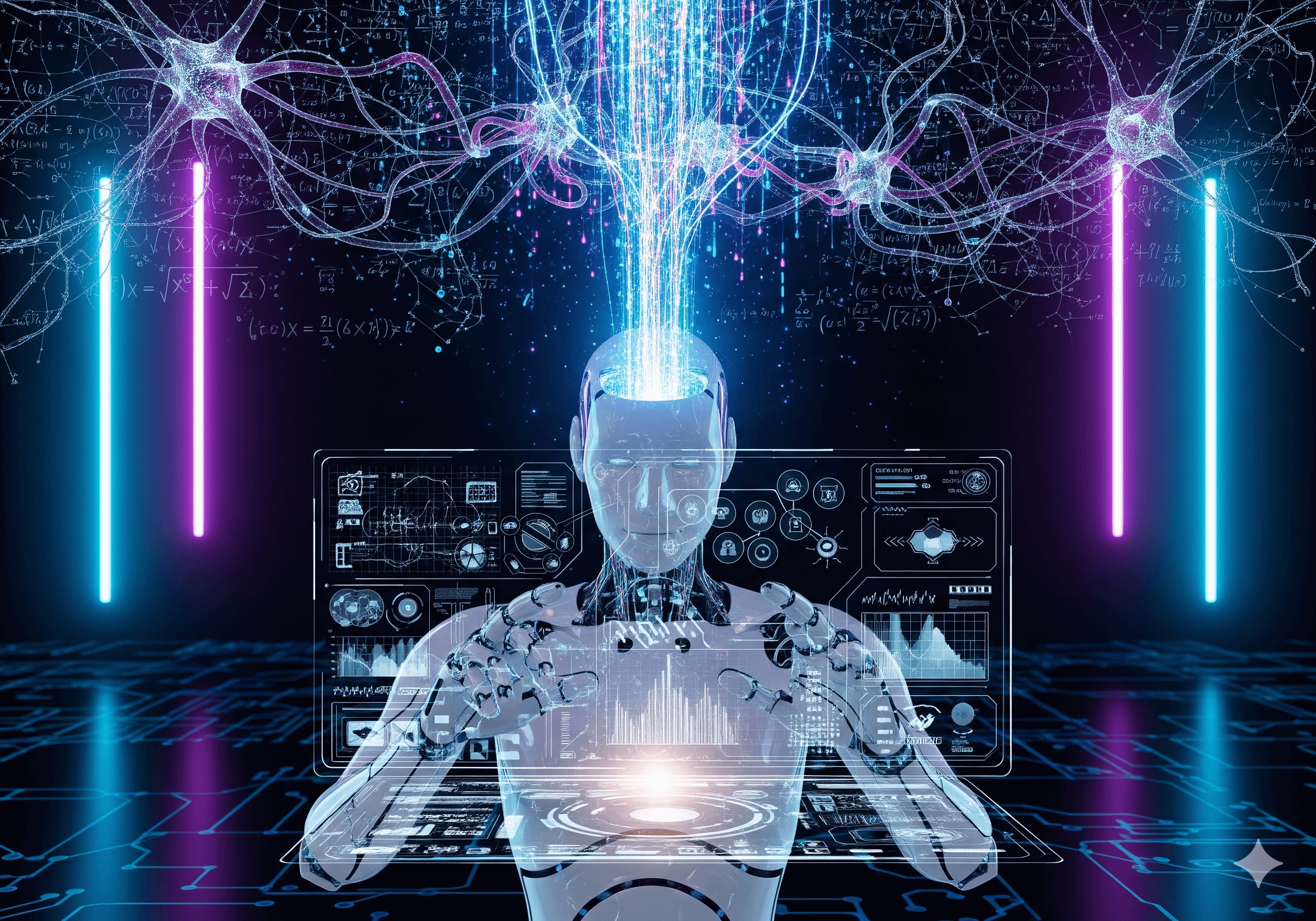 imagem representativa de um robo fazendo uma automação